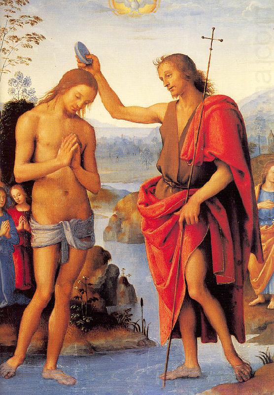 The Baptism of Christ, PERUGINO, Pietro